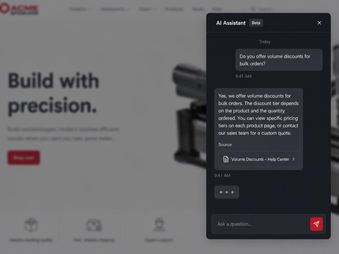 AI Customer Support Bot